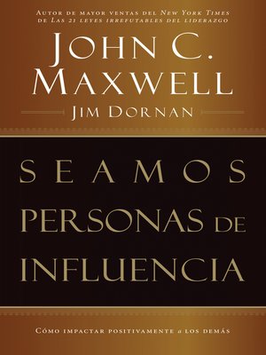 cover image of Seamos personas de influencia